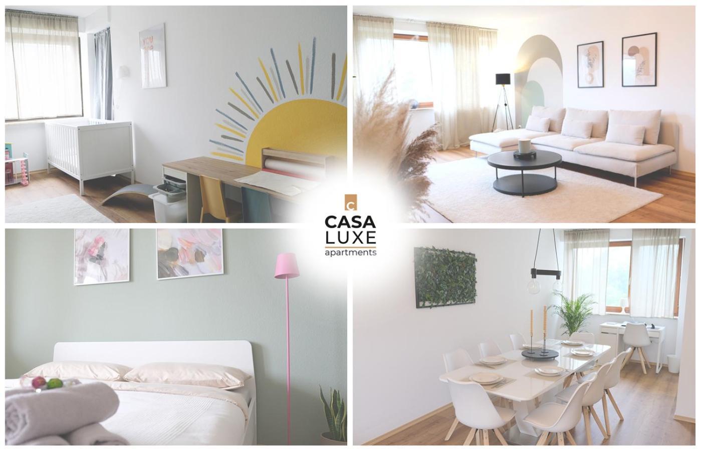 شقة Casa Luxe - 120Qm - Zentral - Familienfreundlich - Parkplatz - 5Km Zum Legoland غنزبرغ المظهر الخارجي الصورة